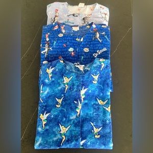 3 Long Sleeve scrub tops